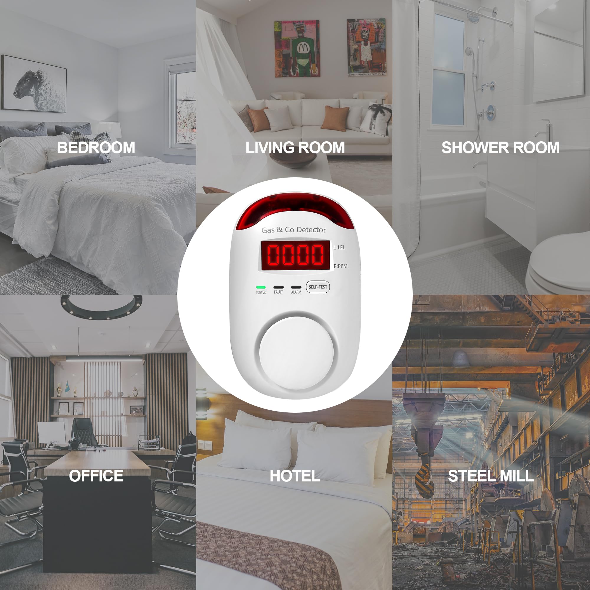 أجهزة كشف الغاز وأول أكسيد الك - مراجعة Co Detector Plug وسعره