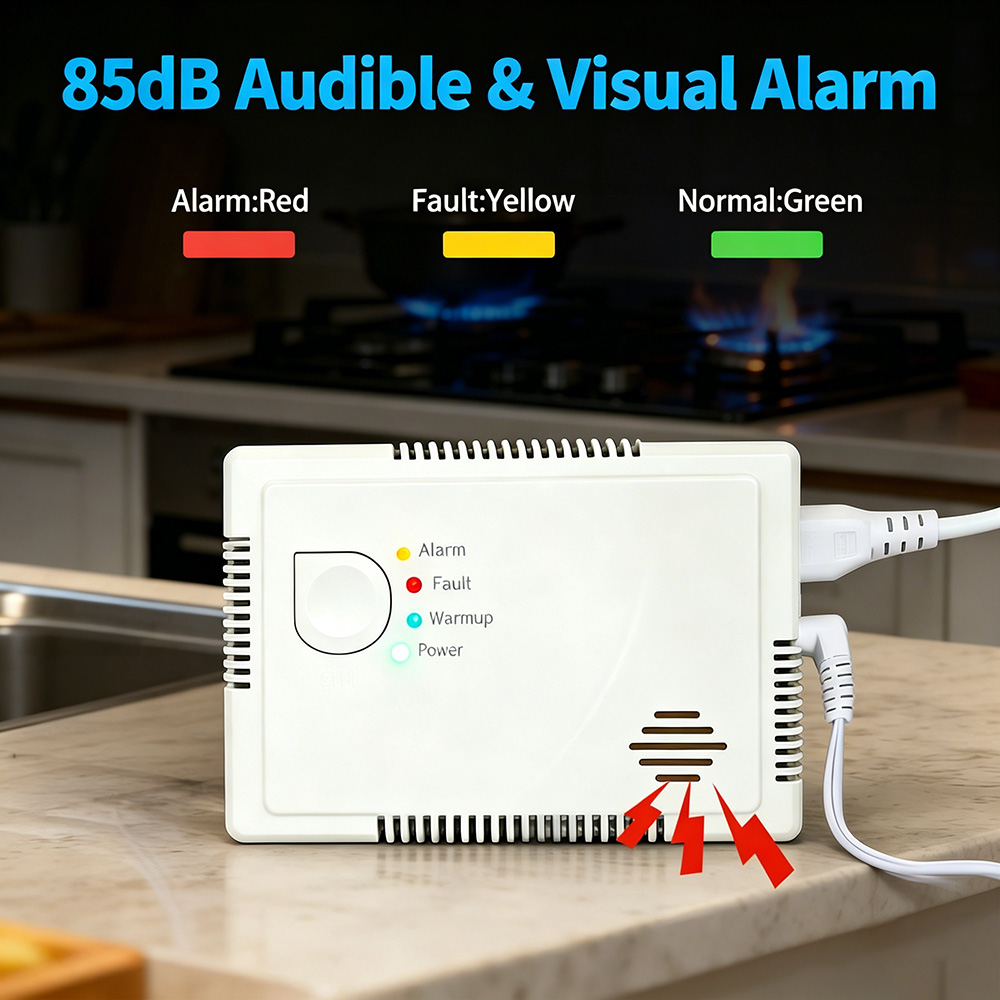 كاشف غاز CO طراز HD4005 من CCE - مراجعة Co Detector Plug وسعره