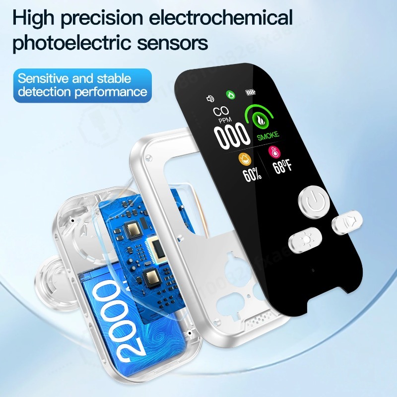 جهاز كشف الغازات المحمول 6 في  - مراجعة Co Detector Plug وسعره