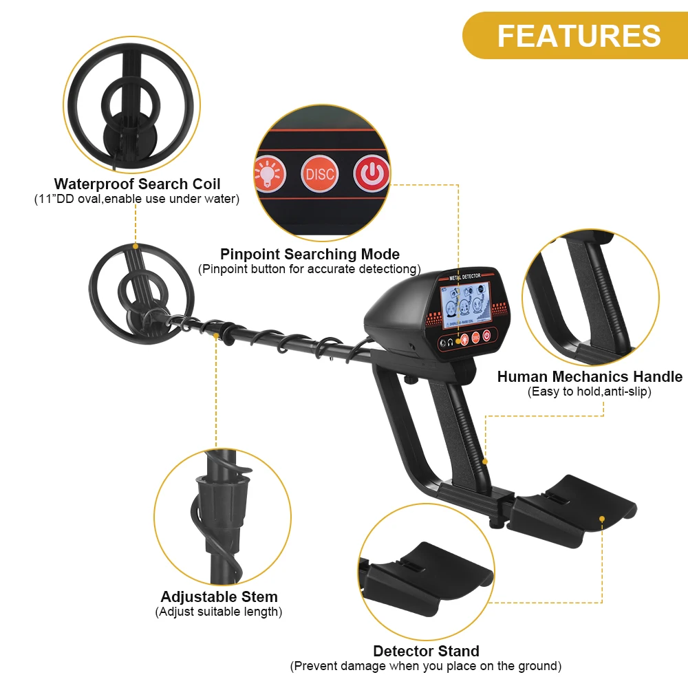 جهاز كشف المعادن تحت الأرض MD4 - مراجعة Co Detector Plug وسعره